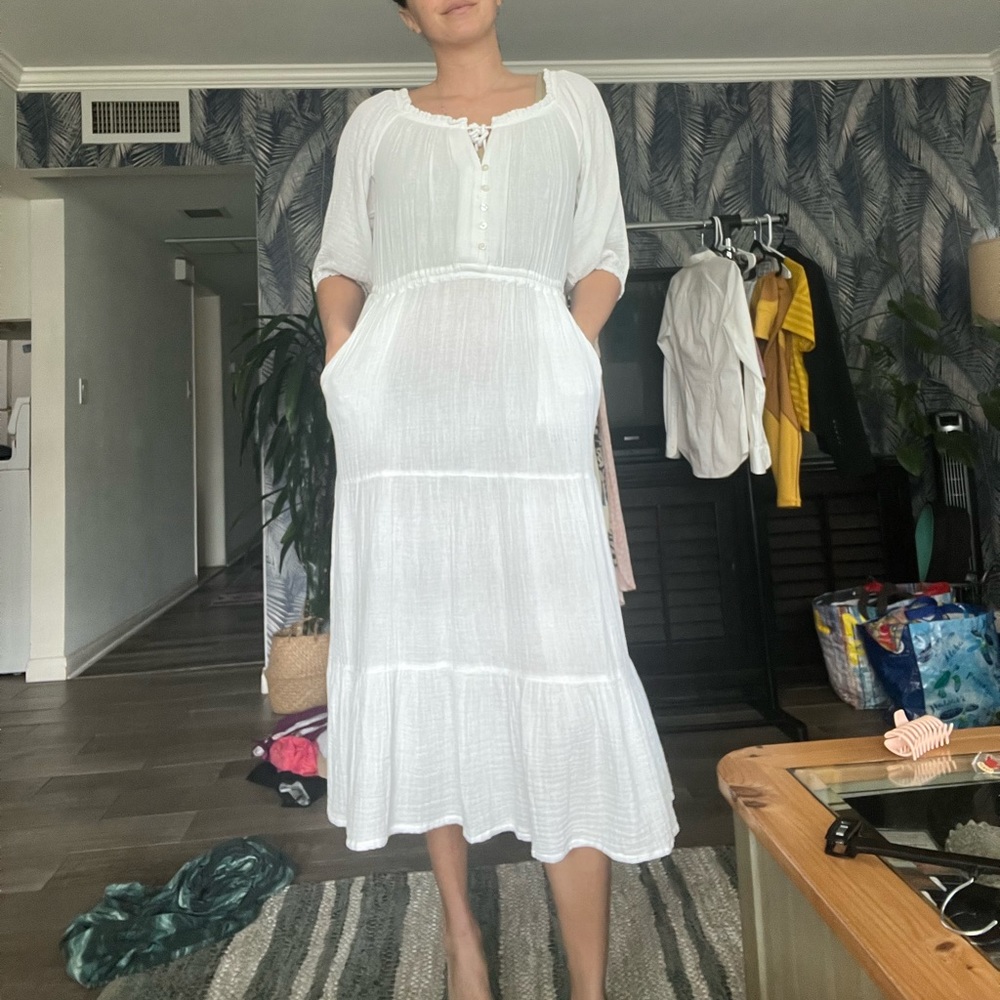 Roxy white dress